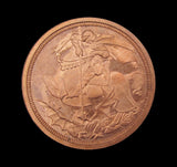 Edward VII 1910 Bronze Fantasy Pattern Crown - A/UNC