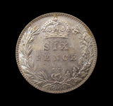 Victoria 1900 Sixpence - A/UNC