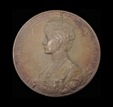 1911 George V Coronation 51mm Silver Medal - Cased
