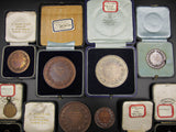 1933-1939 Set of 7 Medals For High Jump inc Oxford University