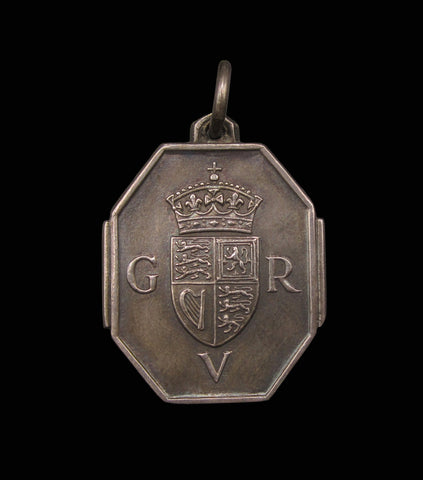 1930 George V Royal Household Long Service Silver Medal - Cased
