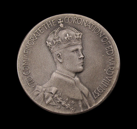 1937 Edward VIII Proposed Coronation 33mm Silver Medal