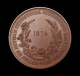 1876 Upton-on-Severn Industrial Exhibition 48mm Medal - By Taylor