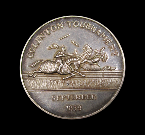 1839 Eglinton Tournament 35mm Silver Prize Medal - By Wyon