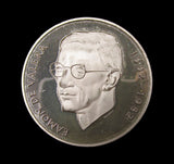 1982 Eamon de Valera 38mm Centenary Silver Medal - By Spink & Son