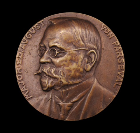 Germany 1909 August von Parseval 64mm Medal - By Goetz