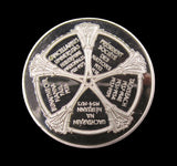 1982 Eamon de Valera 38mm Centenary Silver Medal - By Spink & Son