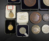 1933-1939 Set of 7 Medals For High Jump inc Oxford University