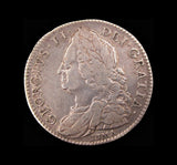 George II 1746 LIMA Halfcrown - V/U In GEORGIVS - Good Fine