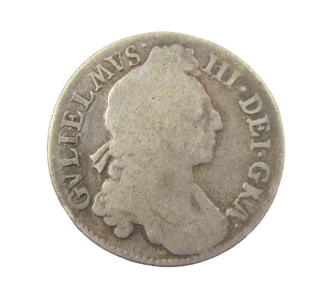 William III 1698 Shilling - Fine