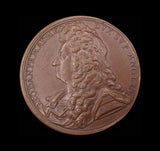 1702 Prince George & Queen Anne 42mm Medal - By Roettier