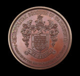 1911 George V Coronation Borough of Wandsworth 64mm Medal - Cased