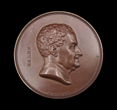 1841 Society Of Apothecaries 45mm 'Galen' Medal - By Wyon