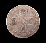 George II 1746 LIMA Halfcrown - V/U In GEORGIVS - Good Fine