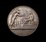 1838 Coronation Of Victoria Official 36mm Silver Medal - By Pistrucci