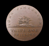 1789 Basingstoke Canal John Pinkerton One Shilling Token - DH1