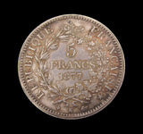 France 1877 K Bordeaux 5 Francs - EF
