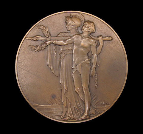 1928 Signing Of The Armistice Anniversary 76mm Bronze Medal