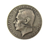 1937 George VI Coronation 32mm Silver Medal - By Cartier