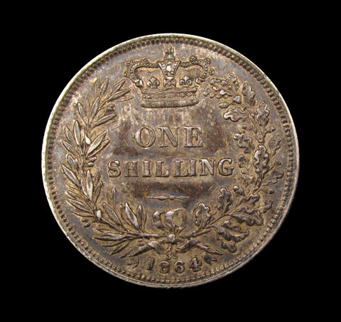 Victoria 1864 Shilling - GVF