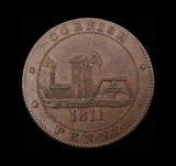 1811 Cornwall For Accommodation Cornish Penny Token