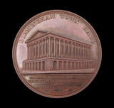 1834 Birmingham Town Hall Musical Festival 49mm Bronze Medal - By Halliday