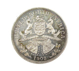 South Africa 1902 Edward VII Coronation 32mm Silver Medal - By Lauer