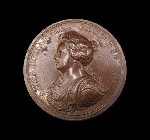1704 Queen Anne's Bounty 44mm Medal - By Croker