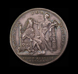 1727 Coronation Of George II 34mm Silver Medal - By Croker