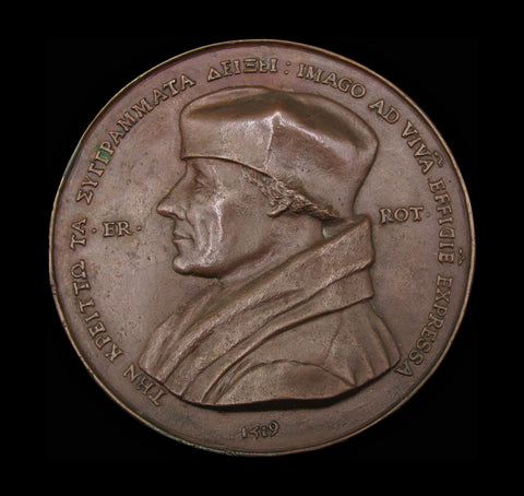 Netherlands 1519 Desiderius Erasmus 106mm Uniface Medal