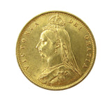 Victoria 1887 Gold Half Sovereign - GEF