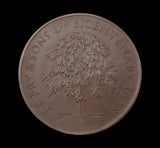 1928 Joseph Fry Bicentenary Of Birth 51mm Bronze Medal - Cased