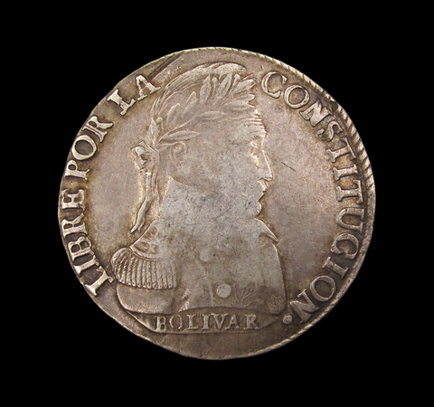 Bolivia 1838 8 Soles - Potosi Mint - VF