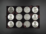 c.1830 Kings & Queens of England Set Of 36 Cased Medals - By Thomason