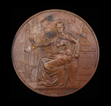 1893 Christian IX & Louise Visit To London 75mm Medal - By Bowcher