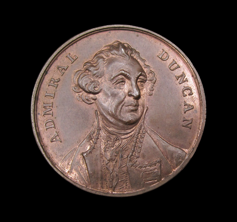 1797 Battle of Camperdown Admiral Duncan 38mm Bronze Medal