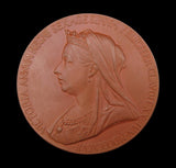 1897 Victoria Diamond Jubilee 56mm Bronze Medal - Cased