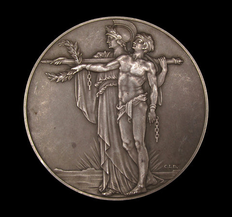 1928 Signing Of The Armistice Anniversary 76mm Silver Medal
