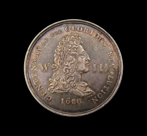 1788 George III Centenary Middlesex Silver Penny Token - DH186