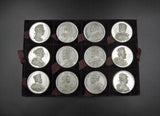 c.1830 Kings & Queens of England Set Of 36 Cased Medals - By Thomason