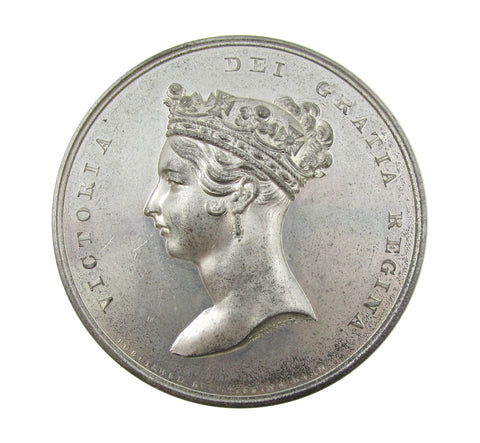 1837 Victoria Visit To The City Of London 61mm Medal - Cased