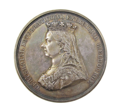 Australia 1888 Melbourne Centennial Exhibition 51mm Silver Medal