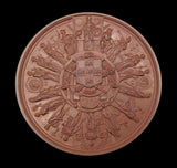 1866 Yorkshire Fine Art & Industrial Exhibition 89mm Medal - By Ottley