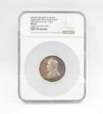 1845 Smithfield Club 49mm Silver Medal By Wyon - NGC MS64