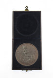 1902 Edward VII Coronation 45mm Bronze Medal - Cased