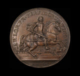 1744 Recapture Of Prague 43mm Medal - By Kirk