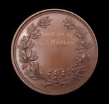 1921 National Trades Exhibition Birmingham 52mm Medal - By Restall