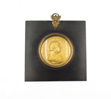 c.1800 Charles James Fox Framed Bronze Plaque