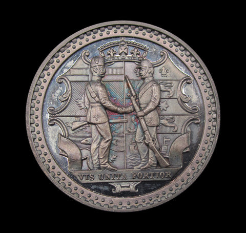 Canada 1868 Dominion of Canada Rifle Association Silver 50mm Medal