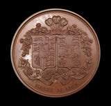 1863 Marriage Of Prince Of Wales & Alexandra 63mm Medal - By Wyon